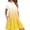 Yellow, variant on Uaswgudfs Summer Casual A-Line Dresses for Women: Short Sleeve Tiered Ruffle Hem Dress in Lightweight Flowy Fabric - Trending Womens Midi Dress Styles Sky Blue L