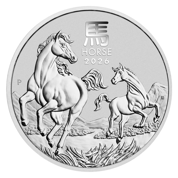 2026 Australia 1 oz Silver Lunar Horse BU - Lot of 20