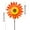 Orange, variant on Sunflower Lawn Pinwheels Wind Spinners Large Windmill Pinwheel for Garden,Yard, Party Outdoor Decor (Sunflower Pinwheels)