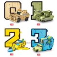 thumbnail image 5 of YUEXING NEW Anime Transformation Number Robot Toy Kids COOL Deformation Action Figure DIY Creative Sets Model boy Toys gift, 5 of 5