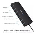 thumbnail image 2 of Switch KVM USB C SABRENT USB-KCPD 2 PC con USB-C PD y HDMI, 2 of 7