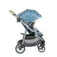 Monbebe Lynx 6 in 1 Modular Travel System Stroller, Distressed Plaid