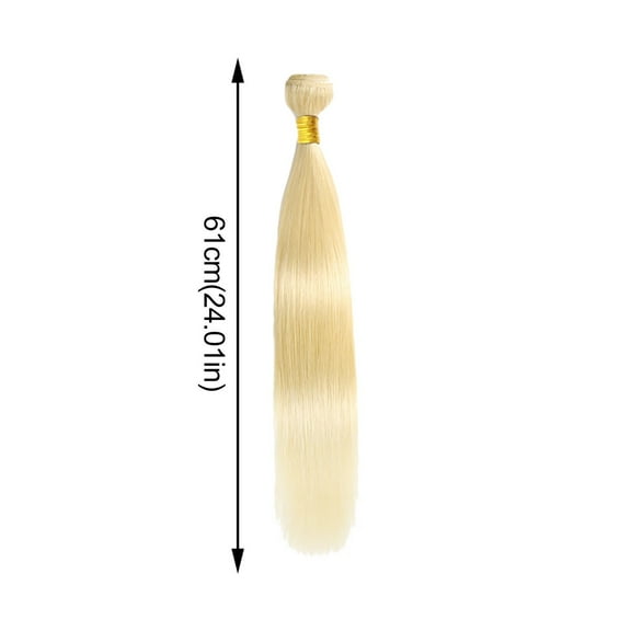 DOPI Hair Bundles Brazilian Hair Weave Bundles Natural Blonde Wigs Straight Hair