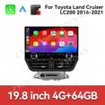 thumbnail image 3 of ZWNAV 19.8 Inch for Toyota Land Cruiser LC200 2016-2021 Screen Car Radio Player Android Host IPS Touch Screen Car GPS Navigation Multimedia Player, 3 of 9