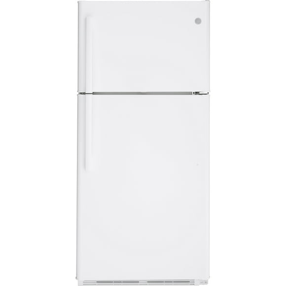 GE® 18 Cu. Ft. Top-Freezer Refrigerator White - GTS18FTLKWW