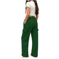 thumbnail image 5 of ShomPort Boys Cargo Pants Elastic Waist Drawstring Straight Leg Cargo Sweatpants with Pockets Casual Kids Uniform Pant, 5 of 8