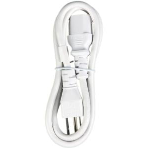 Click here to buy Rocstor 3ft Computer Power Cord NEMA5-15P to C13 For PC, Printer, Projector, Television, Server, PDU White COMPUTER PWR... by Rocstor.