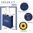thumbnail image 2 of Bolsas de arpillera Saintrygo, 10 unidades, azul marino, 28 x 24 x 10 cm, 2 of 6