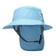thumbnail image 2 of Sombrero de pescador ligero para surfear con correa para la barbilla, protección para el cuello, ala ancha, sombrero para el sol Azul, 2 of 7
