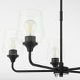 thumbnail image 3 of 6313-5-59 Quorum Lighting Raymond - 5 Light Chandelier-26 Inches Tall and 27 Inches Wide-Matte Black Finish, 3 of 4
