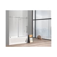 thumbnail image 2 of Elegant Kitchen & Bath TD111-6060PCH Tempered Glass & Metal Tub Door, Polished Chrome, 2 of 8