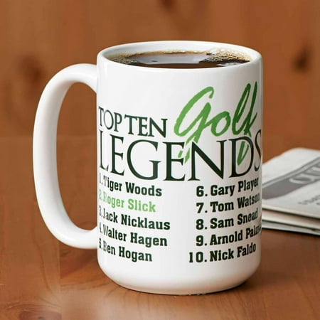 Personalized Golf Legends 15oz Coffee Mug