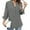 Gray, variant on Women's Linen Cotton Shirts, Casual Loose Fit Blouse for Women, Boho Chic, Street Style, Workwear Tops, Solid Color Long Sleeve Button Down Shirt for Daily Wear-JN