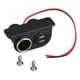 thumbnail image 1 of Sidaley Enchufe para encendedor de coche, montaje debajo del tablero, adaptador de carga de 12V/24V, convertidor de teléfono, tableta, puertos USB, Paneles de instrumentos para automóviles Sidaley VI015341-00B, 1 of 6