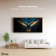 thumbnail image 2 of Cuadro Decorativo Marco Flotante Canvas Revolution Colibrí Destellos 120x60 Marco Dorado, 2 of 3