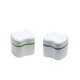thumbnail image 1 of Paquete de 6 estuches para dentaduras postizas, estuche para retenedores de cepillos para dentaduras postizas, baño para dentaduras postizas, contenedor para dentaduras postizas con cesta para viajes,, 1 of 5