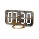 thumbnail image 2 of Home Decor, Digital Alarm Clock, LED and Mirror Desk Clock Large Display with Dual USB Charger Ports, 3 Levels Brightness, 12/24H, Modern Electronic C, 2 of 5