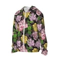 thumbnail image 2 of Fotbe Colorful Roses Men's Women's UPF 50+ Sun Protection Jacket Hooded Cooling Shirt with Pockets Hiking Outdoor Performance-3X-Large, 2 of 9