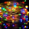 thumbnail image 2 of Rosnek 5M/10M/20M LED Copper Wire String Light USB Fairy Light Waterproof Indoor Outdoor Home Christmas Festival Decoration, 2 of 5