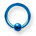 thumbnail image 2 of Designer Titanium Solid Captive 14G (1.6Mm) 3/8 (10Mm) Dia W 4Mm Ball Co Made In China -Jewelry By Sweet Pea Creations, 2 of 2