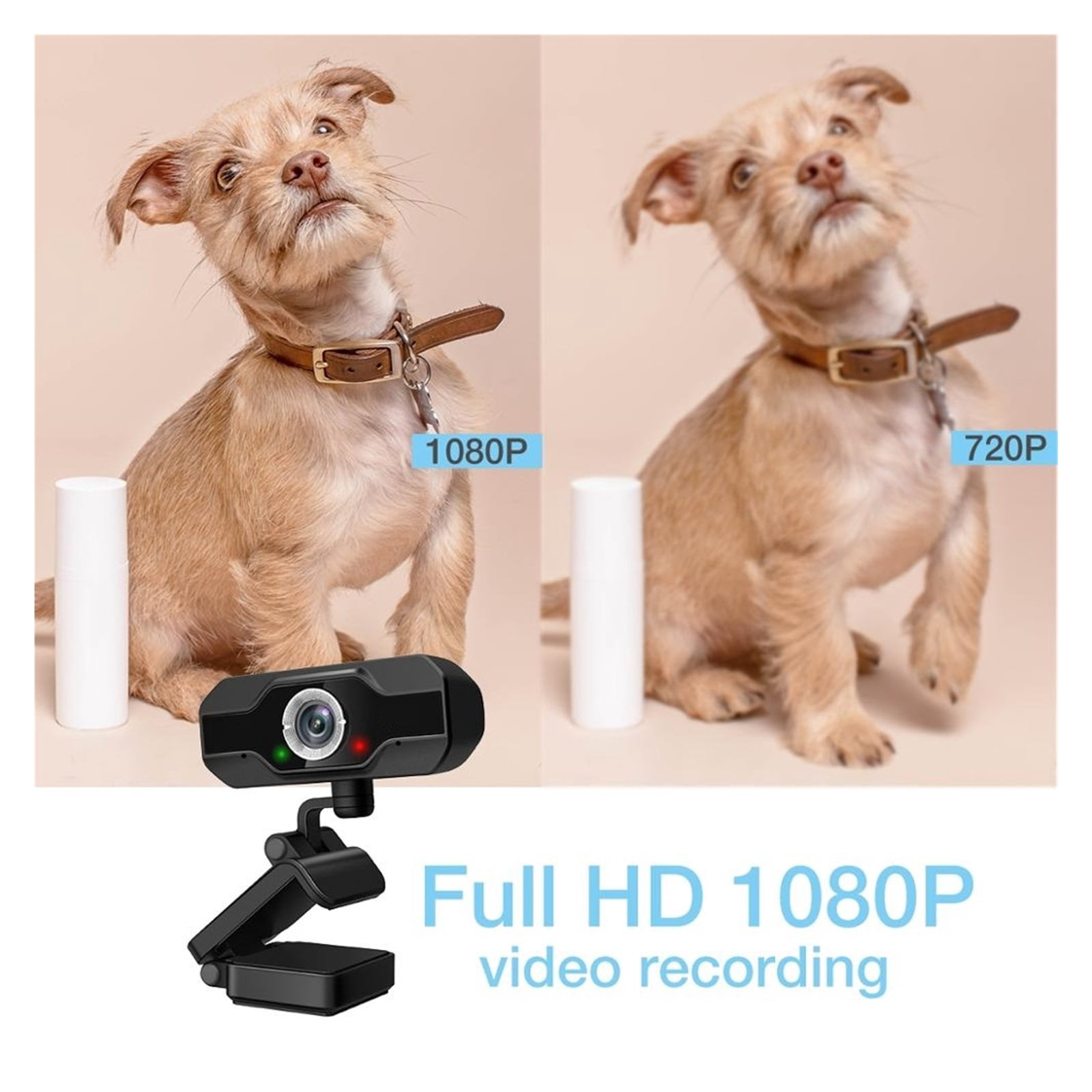 Webcam 1080P Full HD PC Webcam For USB Desktop Laptop , Live Streaming Webcam With Microphone HD Video,for Video Calling ,HD Video