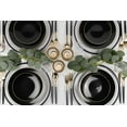 thumbnail image 3 of PLASTICPRO 7” & 10” Combo Plastic Plates Disposable Dinnerware Set, Black & Gold Rim 32-Pack, 3 of 3