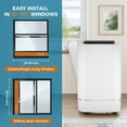 thumbnail image 5 of Moifoi 13000 BTU Portable Air Conditioners with Remote Control, 3-in-1 Free Standing Cooling AC Unit , Cools Room up to 750 sq.ft, Smart/Sleep Mode,3 Speed,Auto Swing,24H Timer, 5 of 8
