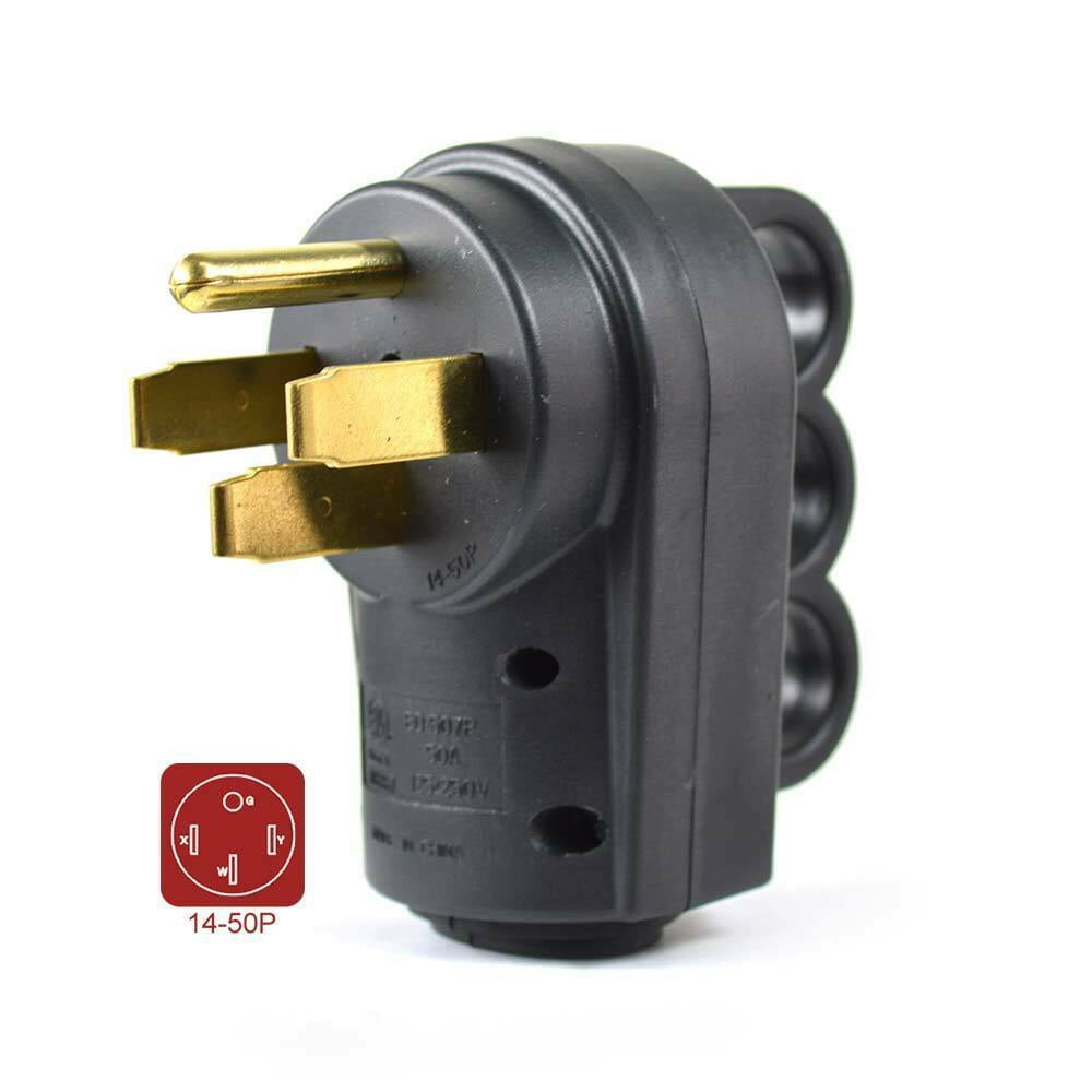 50 AMP RV Plug NEMA 1450P with Pull Handle
