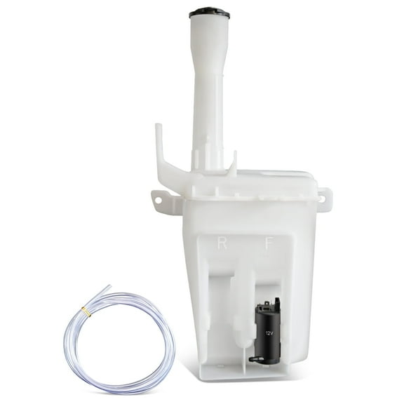 DNA Motoring Car Windshield Washer Pump Fluid Reservoir Tank Kit for 2002-2007 Mitsubishi Lancer Sedan