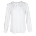 thumbnail image 4 of Moda mujer señoras gasa casual camisa de manga larga blusa tops SG Sunnimix Camisa de gasa, 4 of 8