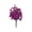 Purple, variant on Eqslft Artificial Flower Stakes, Realistic Artificial Violets Eucalyptuses Floor Arrangement, Multicolor Flower Picks with Ground Spikes for Garden, Patio, and Yard Decor