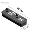 thumbnail image 3 of Tablero Retro Arcade 30,000 Mil Juegos, Multijugador, Consola Retro, 80 Cm De Largo, Botones Con Luz bitwow 30 mil juegos botones led, 3 of 5