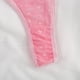 thumbnail image 3 of Gibobby Conjunto de lencería Sujetador de encaje Conjunto de patrón Pijama + Lencería Sujetador Tanga Encaje Amor Ropa interior Mujeres íntimas sexy(Rosa, XL), 3 of 5