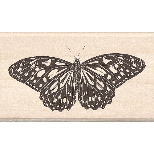Inkadinkado I6000636 Inkadinkado Mounted Rubber StampButterfly 1. 75