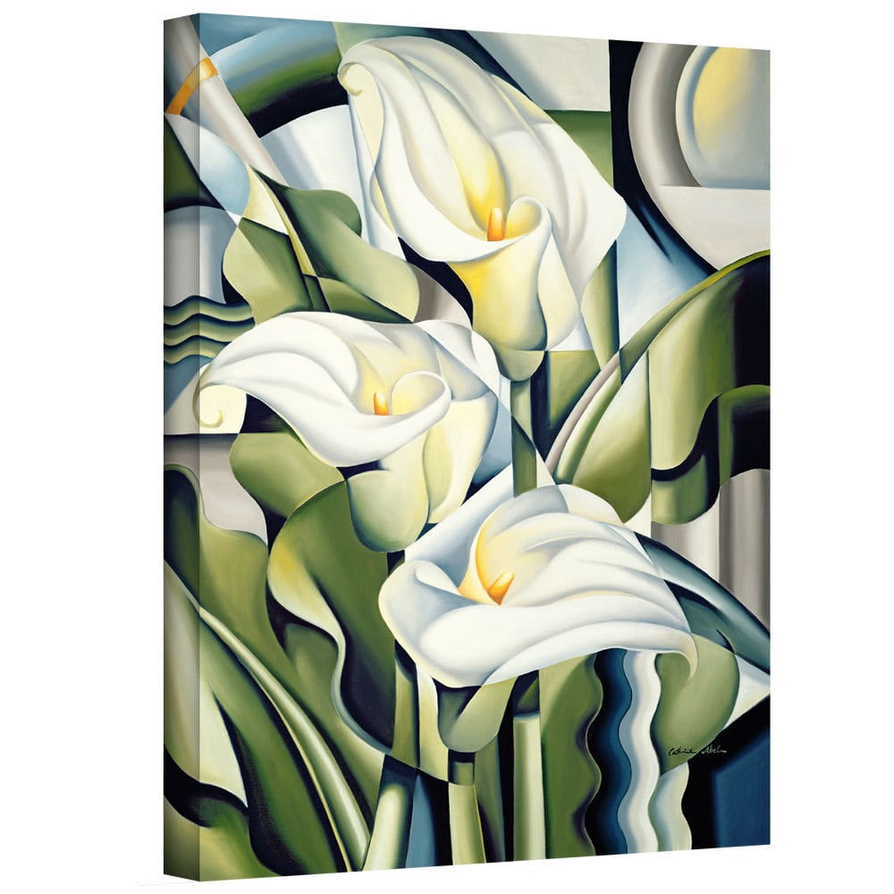 ArtWall Catherine Abel "Cubist Lilies" Gallery-wrapped Canvas