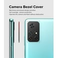 thumbnail image 6 of Ringke Camera Styling Compatible with Xiaomi Redmi Note 11T 5G and Poco M4 Pro 5G Camera Lens Protector, Aluminium Frame Tough Protective Adhesive Cover Sticker - Black, 6 of 9