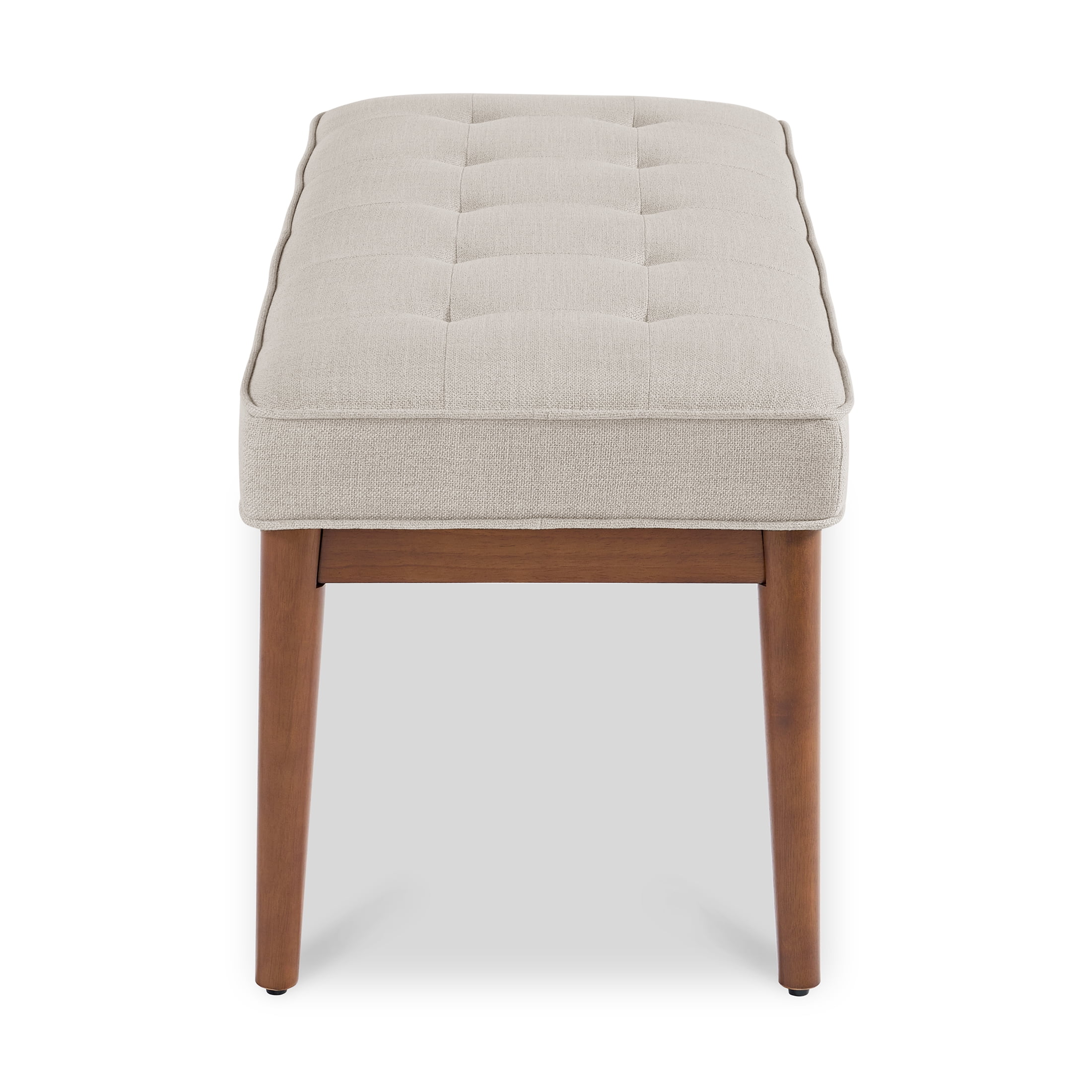 Better Homes & Gardens Colton 44" Upholstered Accent Bench, Cream