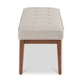 thumbnail image 6 of Better Homes & Gardens Colton 44" Upholstered Accent Bench, Cream, 6 of 12