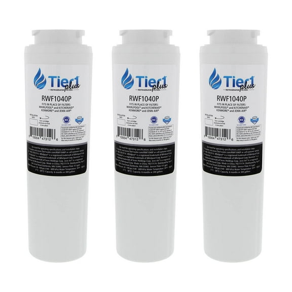 Tier1 Plus Refrigerator Water Filter Replacement for Maytag UKF8001, EDR4RXD1, PUR, Jenn-Air, Puriclean II, 469006, 469005, 4396395, WF295, FMM-2, EFF-6007A - 3 Pack