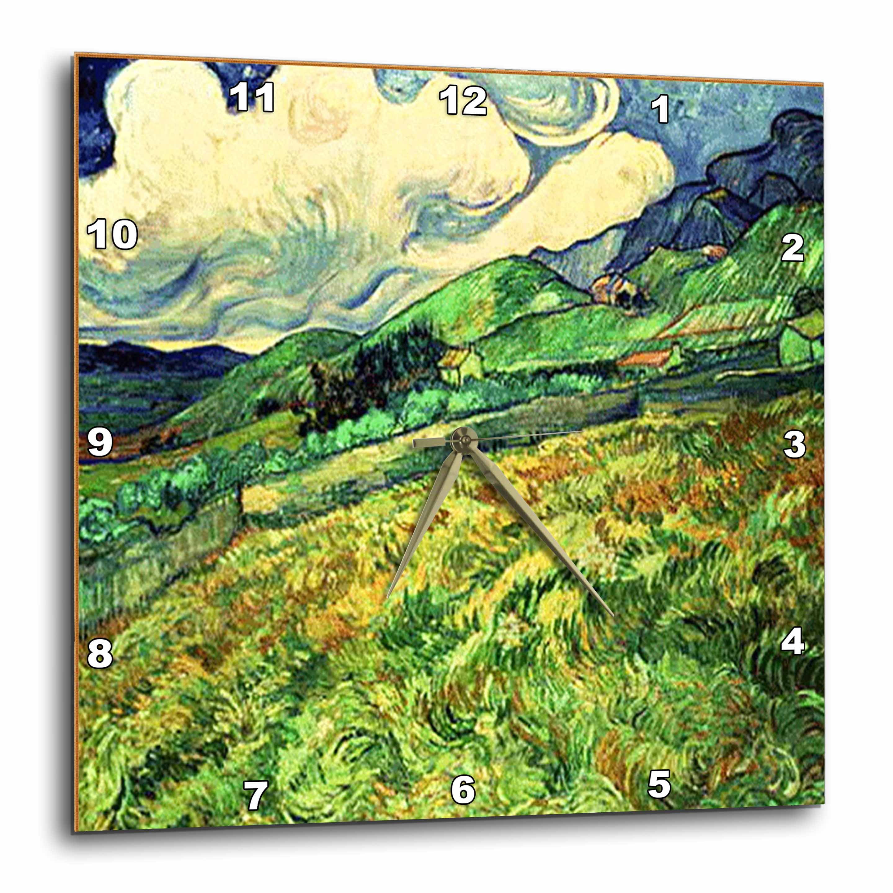 3dRose Painting By Van Gogh Wall Clock, 15 by 15inch