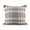 Gray And Ivory, variant on 4 x 20 x 20 in. Gray Plaid Zippered Polyester Throw Pillow