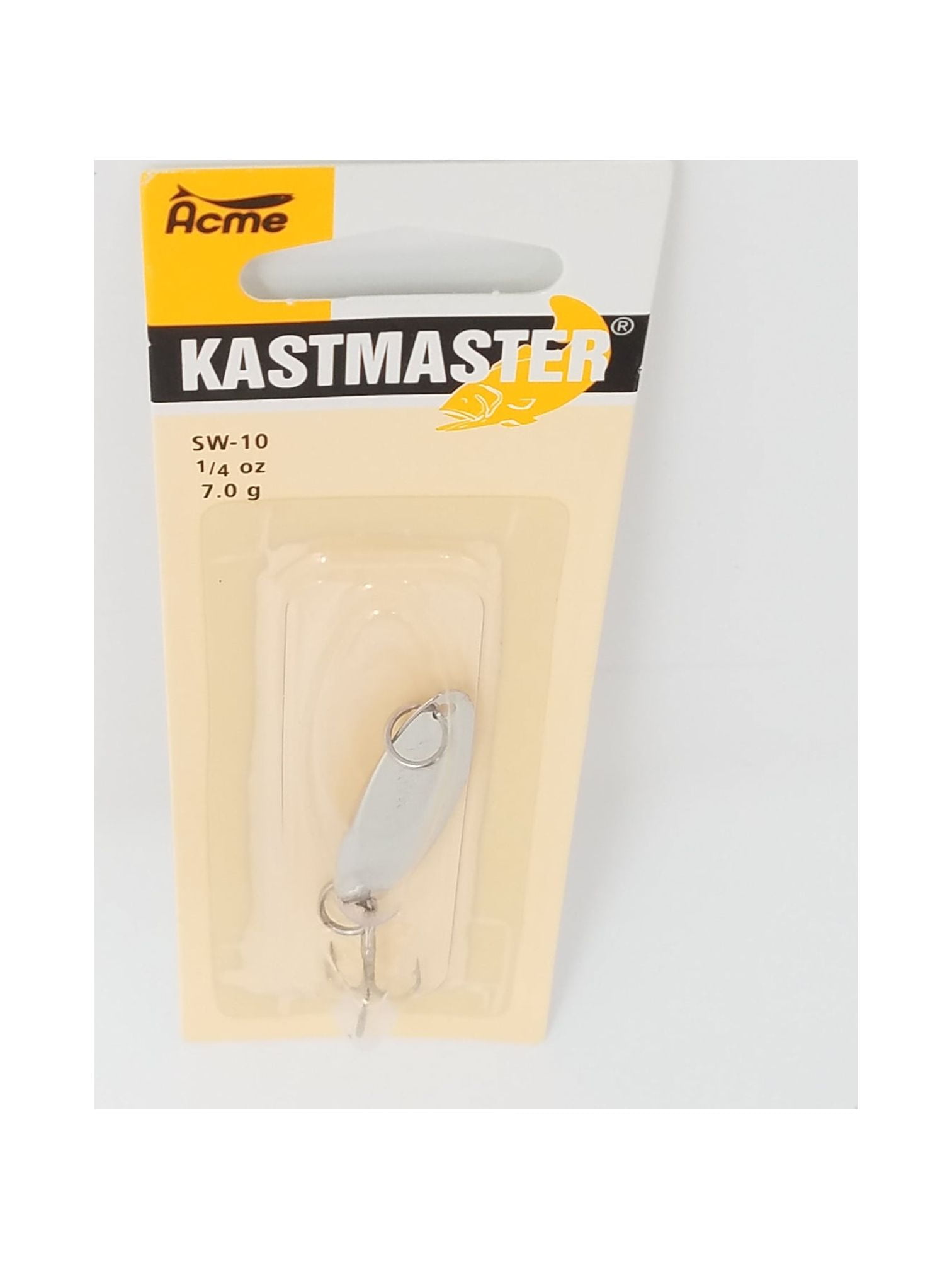 (2 pack) Acme Tackle Freshwater Kastmaster Fishing Spoon 1/4 oz., Chrome, Lake