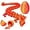 Laser Red, variant on 3D Printing Toys - 12" 3D Printed Dragon&Egg Cool 3D Printed Articulated Crystal Dragon Toy for Ages 8+ (4Pcs-B)