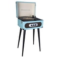 thumbnail image 1 of SYLVANIA SRC894-BLUE Tocadiscos retro Bluetooth con soporte y radio FM (azul), 1 of 5