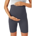 thumbnail image 3 of Pantalones cortos de maternidad BONVIGOR Over The Belly-5 Biker Workout Yoga, 3 of 6