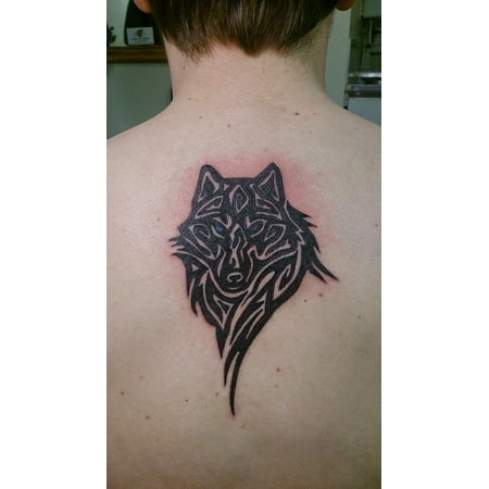 LAMINATED POSTER Tattooed Tattoo Design Skin Tattooing Wolf Artist Poster Print 11 x