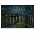 thumbnail image 4 of IDEA4WALL 6pcs Starry Night by Van Gogh Peel and Stick Wallpaper Removable Wall Murals Large Wall Stickers for Home Decoration - 100x144 inches, 4 of 5