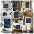 thumbnail image 6 of Ships Next Day Canvas Wall Art 16"x20", Navy Blue Marble Wood Framed Canvas Print Painting, Modern Golden Geometric Abstract Ready to Hang Picture Wall Decor for Home Bedroom Living Room Dining, 6 of 9