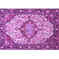 thumbnail image 1 of Ahgly Company Indoor Rectangle Medallion Purple Traditional Area Rugs, 4' x 6', 1 of 4