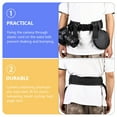 thumbnail image 4 of CIMAXIC Adjustable Camera Utility Belt Camera Waist Belt Photography Accessories,45.67"X2.95"X0.2", 4 of 5